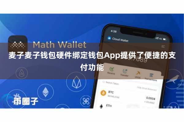 麦子麦子钱包硬件绑定钱包App提供了便捷的支付功能