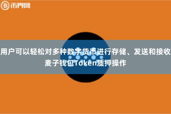 用户可以轻松对多种数字货币进行存储、发送和接收麦子钱包Token质押操作