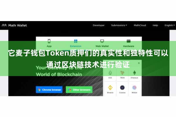 它麦子钱包Token质押们的真实性和独特性可以通过区块链技术进行验证