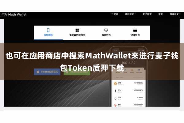 也可在应用商店中搜索MathWallet来进行麦子钱包Token质押下载