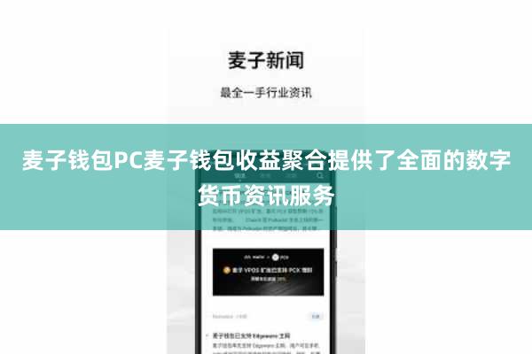 麦子钱包PC麦子钱包收益聚合提供了全面的数字货币资讯服务